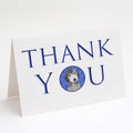Doodle Silver #1 Thank You Greeting Cards Pack of 8 Blank Cards with Envelopes Whimsical A7 Size 5x7