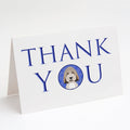 Doodle Tricolor #1 Thank You Greeting Cards Pack of 8 Blank Cards with Envelopes Whimsical A7 Size 5x7