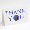 Doodle Tricolor #3 Thank You Greeting Cards Pack of 8 Blank Cards with Envelopes Whimsical A7 Size 5x7