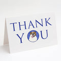 English Bulldog Tricolor #1 Thank You Greeting Cards Pack of 8 Blank Cards with Envelopes Whimsical A7 Size 5x7