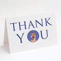 German Shepherd Black and Tan #1 Thank You Greeting Cards Pack of 8 Blank Cards with Envelopes Whimsical A7 Size 5x7