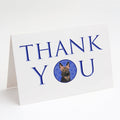 German Shepherd Puppy Thank You Greeting Cards Pack of 8 Blank Cards with Envelopes Whimsical A7 Size 5x7