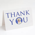 Labrador Retriever Yellow #1 Thank You Greeting Cards Pack of 8 Blank Cards with Envelopes Whimsical A7 Size 5x7