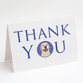 Labrador Retriever Yellow #2 Thank You Greeting Cards Pack of 8 Blank Cards with Envelopes Whimsical A7 Size 5x7