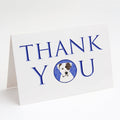 Pit Bull White #3 Thank You Greeting Cards Pack of 8 Blank Cards with Envelopes Whimsical A7 Size 5x7