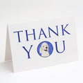 Poodle Standard White Thank You Greeting Cards Pack of 8 Blank Cards with Envelopes Whimsical A7 Size 5x7