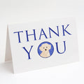Poodle Toy Cream Thank You Greeting Cards Pack of 8 Blank Cards with Envelopes Whimsical A7 Size 5x7
