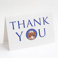 Poodle Toy Red Thank You Greeting Cards Pack of 8 Blank Cards with Envelopes Whimsical A7 Size 5x7