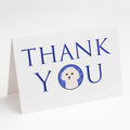 PoodleToy White Thank You Greeting Cards Pack of 8 Blank Cards with Envelopes Whimsical A7 Size 5x7