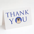 Pug Fawn #5 Thank You Greeting Cards Pack of 8 Blank Cards with Envelopes Whimsical A7 Size 5x7