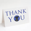 Schnauzer Black #1 Thank You Greeting Cards Pack of 8 Blank Cards with Envelopes Whimsical A7 Size 5x7