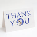 Schnauzer White #1 Thank You Greeting Cards Pack of 8 Blank Cards with Envelopes Whimsical A7 Size 5x7