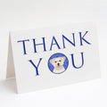 Shih-Tzu Gold #6 Thank You Greeting Cards Pack of 8 Blank Cards with Envelopes Whimsical A7 Size 5x7
