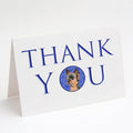 Yorkie Black and Gold #2 Thank You Greeting Cards Pack of 8 Blank Cards with Envelopes Whimsical A7 Size 5x7