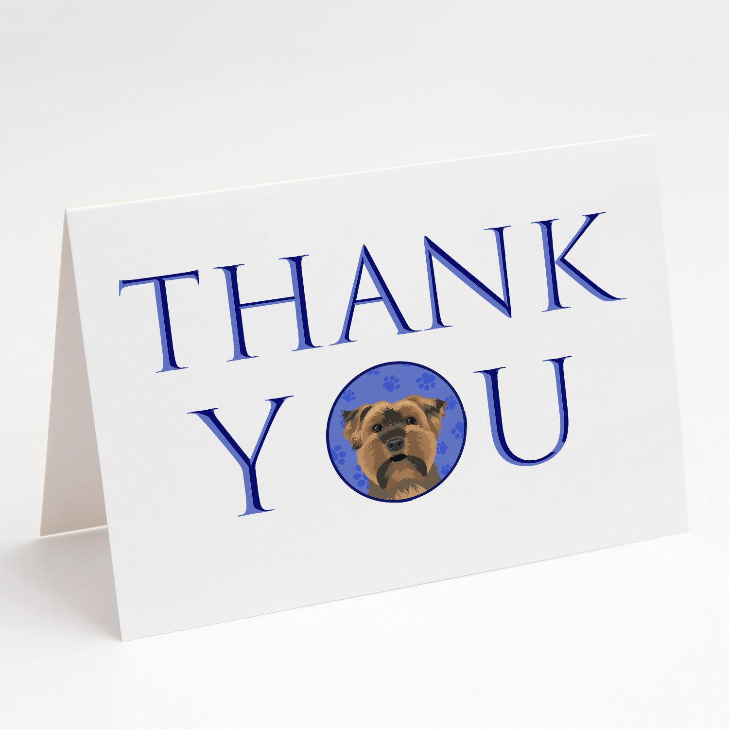 Yorkie Chocolate #1 Thank You Greeting Cards Pack of 8 Blank Cards with Envelopes Whimsical A7 Size 5x7