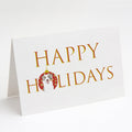 Australian Shepherd Red Merle Tricolor #1 Happy Holidays Greeting Cards Pack of 8 Blank Cards with Envelopes Whimsical A7 Size 5x7
