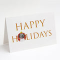 Doodle Silver #3 Happy Holidays Greeting Cards Pack of 8 Blank Cards with Envelopes Whimsical A7 Size 5x7