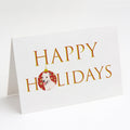 Pit Bull Puppy Happy Holidays Greeting Cards Pack of 8 Blank Cards with Envelopes Whimsical A7 Size 5x7