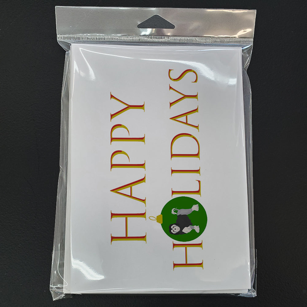 Lowchen Little Lion Dog #2 Happy Holidays Greeting Cards Pack of 8 Blank Cards with Envelopes Whimsical A7 Size 5x7