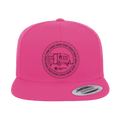Camping Kaleidoscope Embroidered Flat Bill Cap