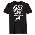 Climbing Just A Girl Who Loves Climbing Man T-Shirt