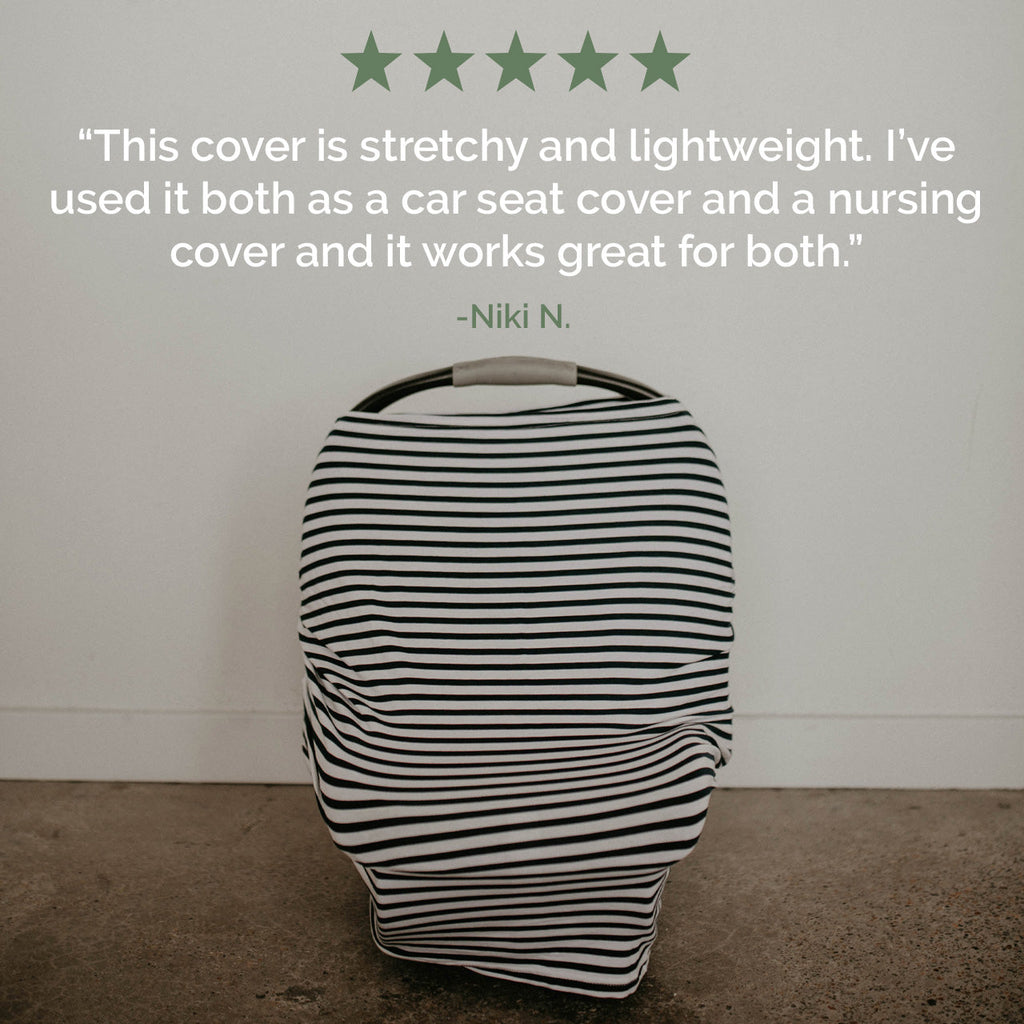 Multi-use Cover, Gray/White Stripes