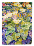Arum Lilies by Neil Drury House Flag 28x40 Porch Sleeve Pole Decorative Outside Yard Banner Artwork Wall Hanging, Polyester