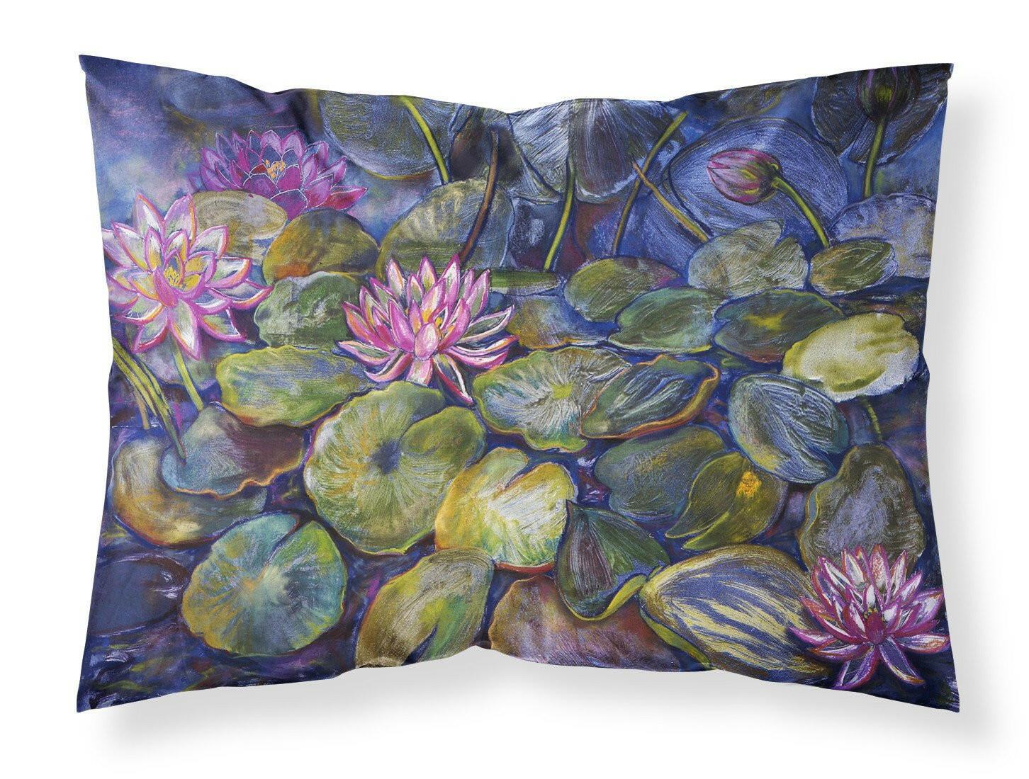 Waterlilies by Neil Drury Standard Pillowcase Lightweight Super Soft Easy Care Decorative Artwork Pillowcase, Standard