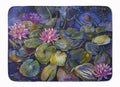 Waterlilies by Neil Drury Memory Foam Kitchen Mat Machine Washable Anti-Fatigue Cushion Comfort Bath or Kitchen Rug