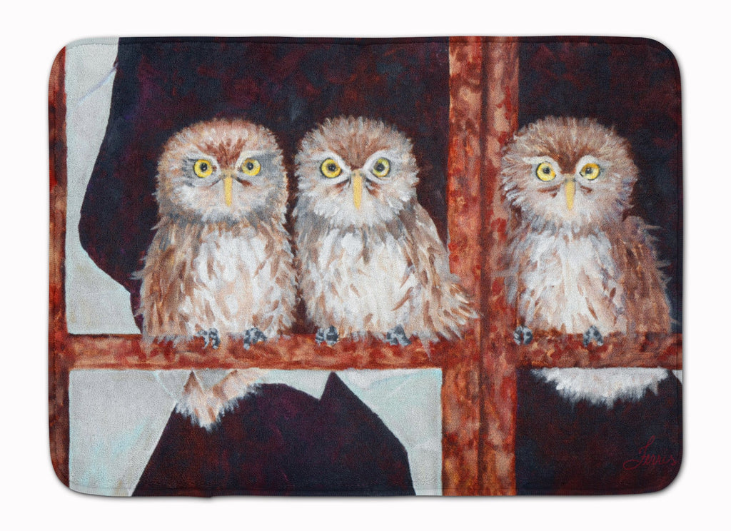 Owls by Ferris Hotard Memory Foam Kitchen Mat Machine Washable Anti-Fatigue Cushion Comfort Bath or Kitchen Rug
