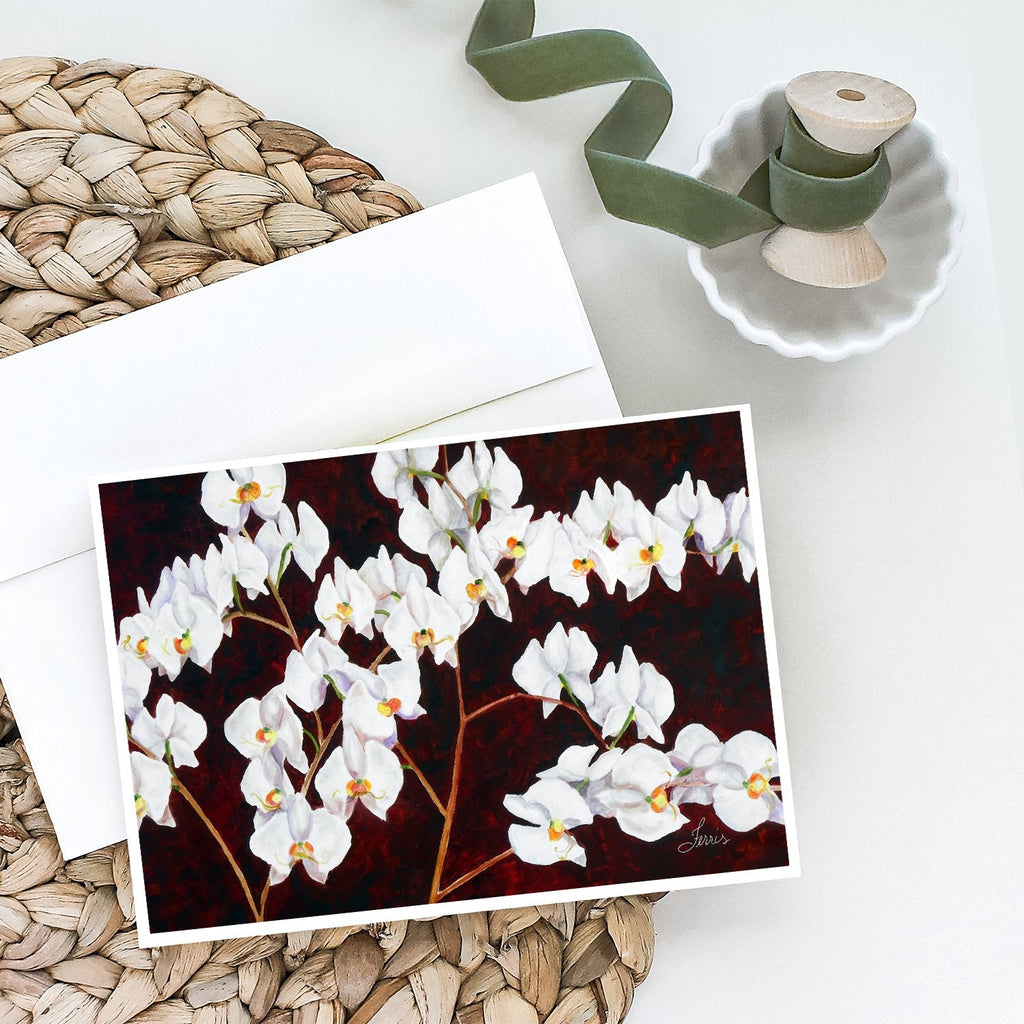Ordchids by Ferris Hotard Greeting Cards Pack of 8 Blank Cards with Envelopes Whimsical A7 Size 5x7