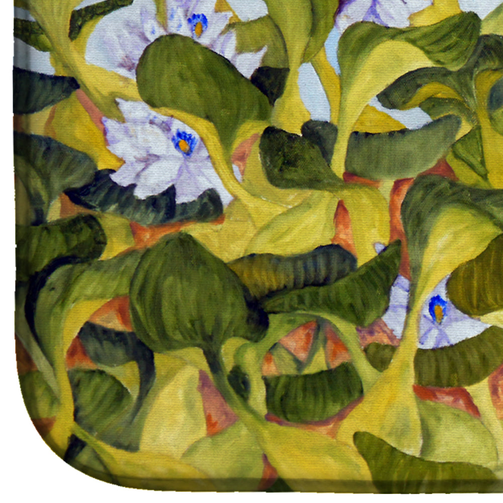 Water Hyacinth by Ferris Hotard Dish Drying Mat Absorbent Dish Drying Mat Pad for Kitchen Counter Dish Drainer Mat for Countertop, 14 x 21", Multicolor