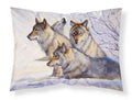 Wolves by Mollie Field Standard Pillowcase Lightweight Super Soft Easy Care Decorative Artwork Pillowcase, Standard