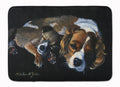 Cozy Pals with Cavalier Spaniel Memory Foam Kitchen Mat Machine Washable Anti-Fatigue Cushion Comfort Bath or Kitchen Rug