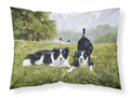 Let's Play Border Collie Standard Pillowcase Lightweight Super Soft Easy Care Decorative Artwork Pillowcase, Standard