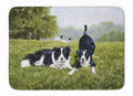 Let's Play Border Collie Memory Foam Kitchen Mat Machine Washable Anti-Fatigue Cushion Comfort Bath or Kitchen Rug