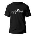Fishing Heart Beat Man T-Shirt
