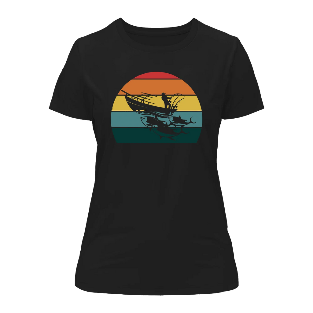 Fishing Boat T-Shirt for Women