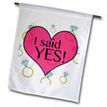 3dRose EvaDane - Funny Quotes - I said yes - Flags (fl_161154)