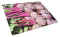 Cutting Board Tempered Glass Kitchen Cutting Surface, Heat Resistant Chopping, Non-Slip Feet, Food Prep & Serving