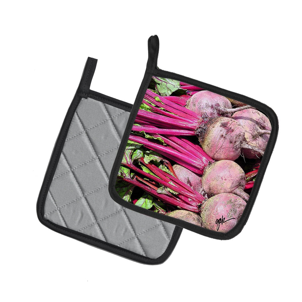 Pot Holder Set of 2 Heat Resistant Quilted Hot Pads 7.5 x 7.5 Inch, Insulated Kitchen Trivets for Cooking & Baking