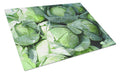 Cutting Board Tempered Glass Kitchen Cutting Surface, Heat Resistant Chopping, Non-Slip Feet, Food Prep & Serving