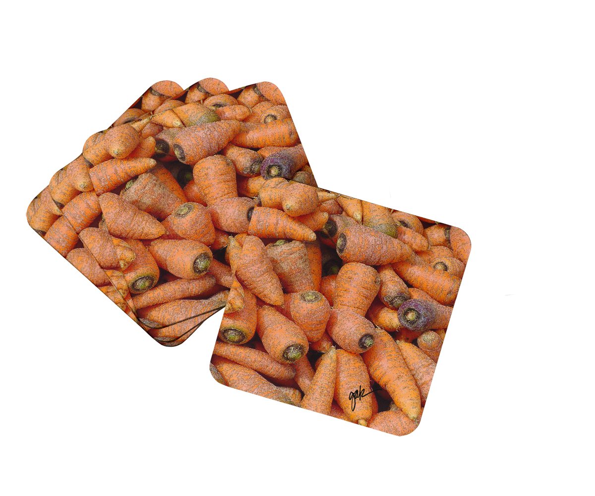 Foam Coasters Set of 4 Cup Coasters for Indoor Outdoor, Tabletop Protection, Anti Slip, Mouse pad Material