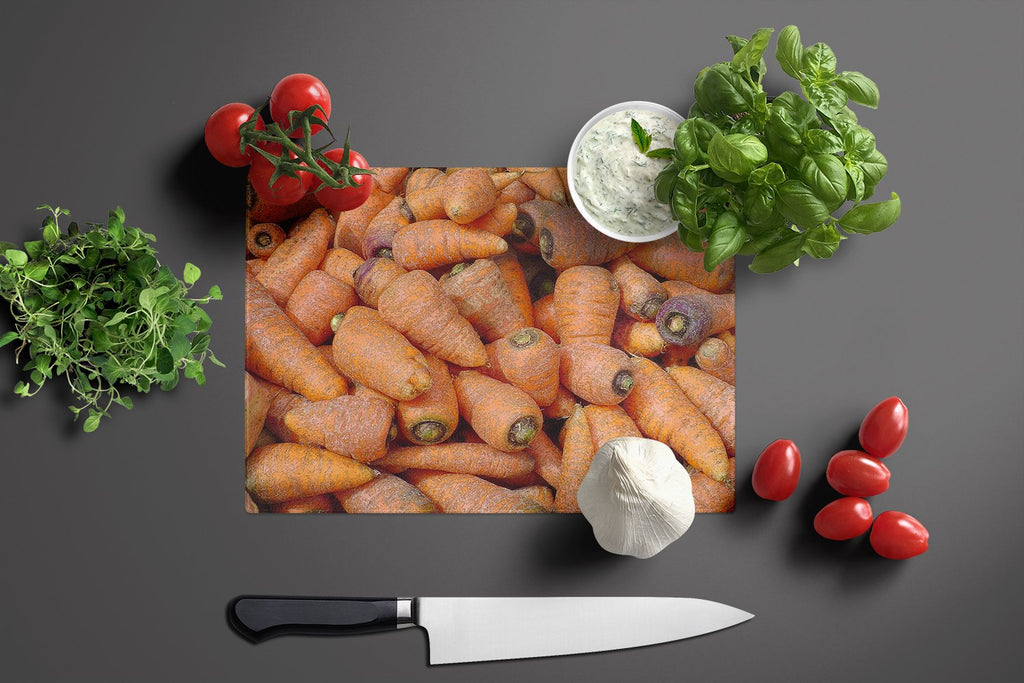 Cutting Board Tempered Glass Kitchen Cutting Surface, Heat Resistant Chopping, Non-Slip Feet, Food Prep & Serving