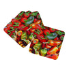 Foam Coasters Set of 4 Cup Coasters for Indoor Outdoor, Tabletop Protection, Anti Slip, Mouse pad Material