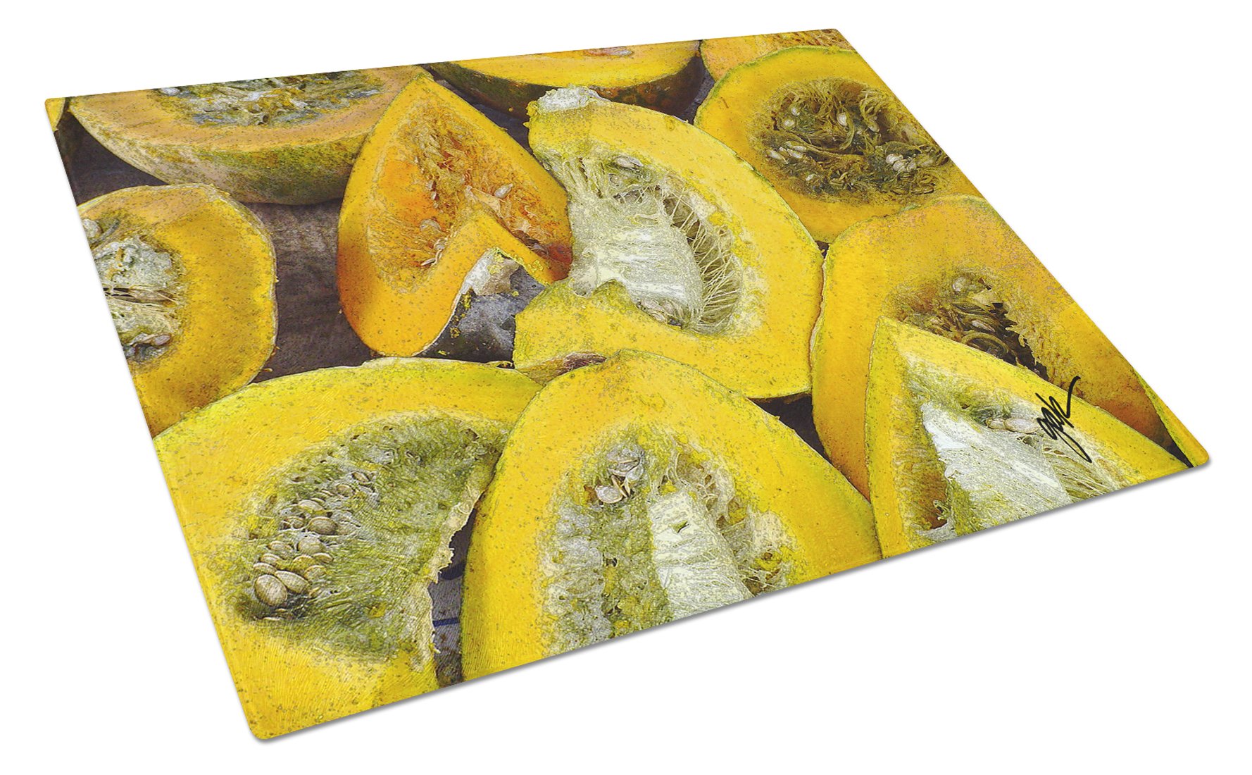 Cutting Board Tempered Glass Kitchen Cutting Surface, Heat Resistant Chopping, Non-Slip Feet, Food Prep & Serving