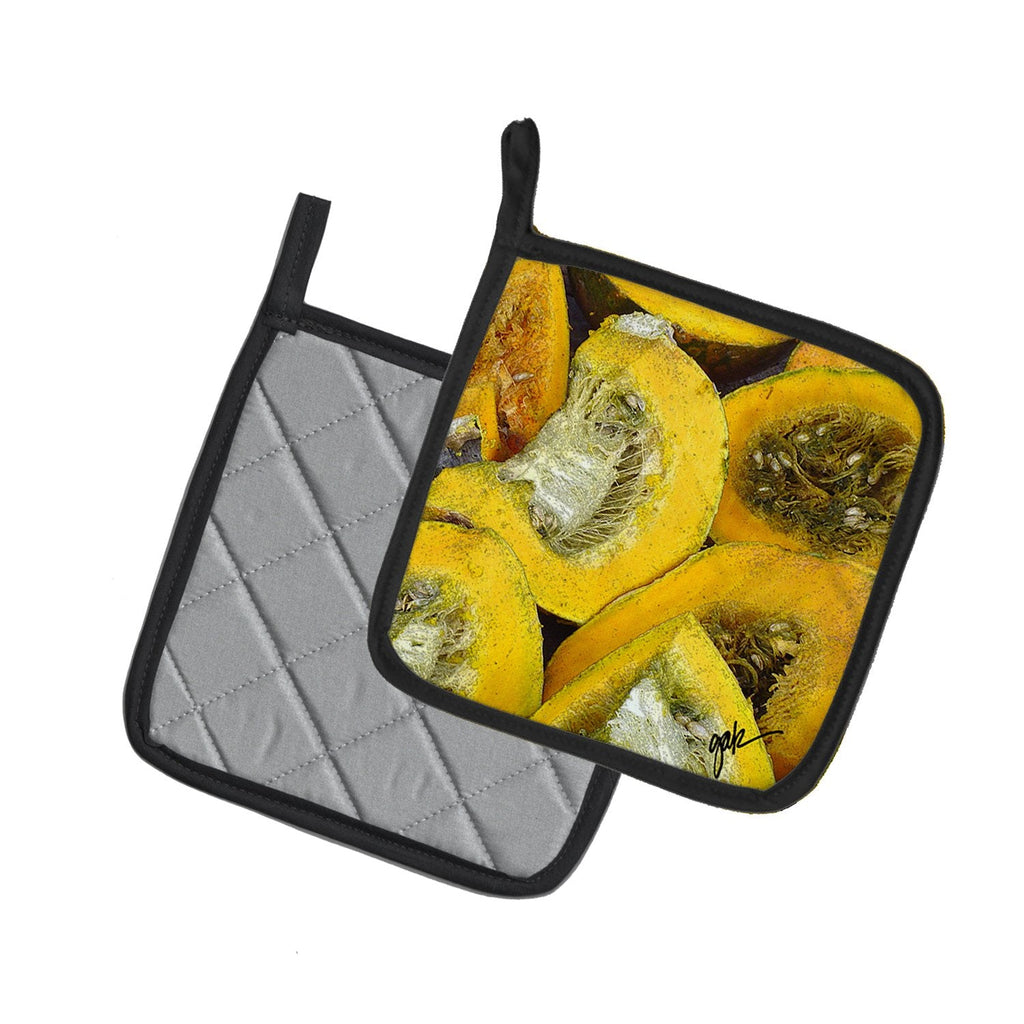 Pot Holder Set of 2 Heat Resistant Quilted Hot Pads 7.5 x 7.5 Inch, Insulated Kitchen Trivets for Cooking & Baking