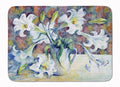 Easter Lillies Memory Foam Kitchen Mat Machine Washable Anti-Fatigue Cushion Comfort Bath or Kitchen Rug