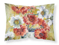 Flowers by Fiona Goldbacher Standard Pillowcase Lightweight Super Soft Easy Care Decorative Artwork Pillowcase, Standard