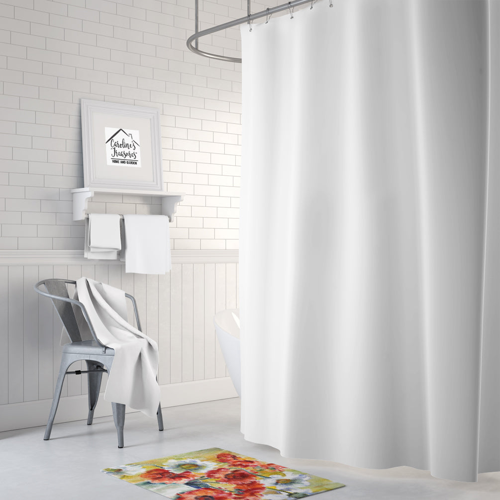 Flowers by Fiona Goldbacher Memory Foam Kitchen Mat Machine Washable Anti-Fatigue Cushion Comfort Bath or Kitchen Rug